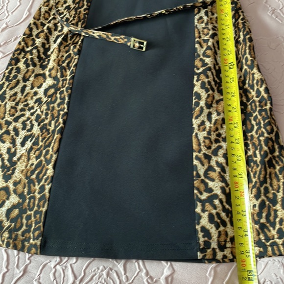 NWOT Dress BAGO, leopard print/ black.  European size 40 ( American size S) - Picture 4 of 7
